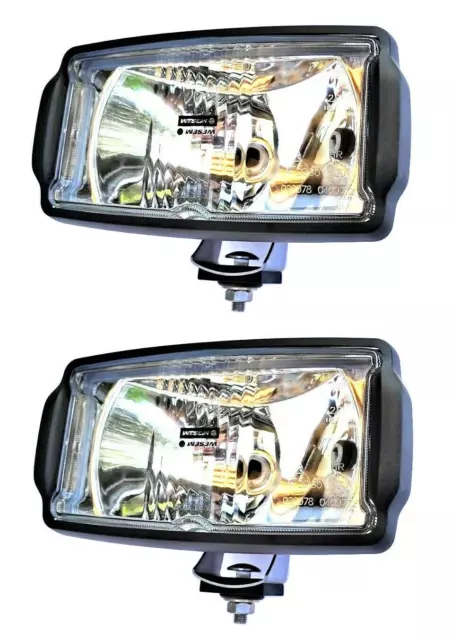 2x H3 Frontscheinwerfer mit Positionslicht 12V 24V Fernlicht Halogen für LKW PKW