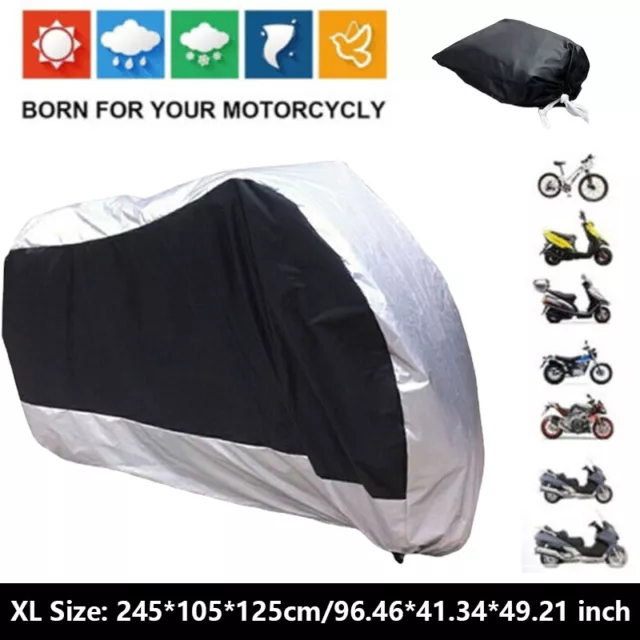 Oxford Aquatex Motorcycle Waterproof Outdoor Cover Large Motorbike Scooter XL