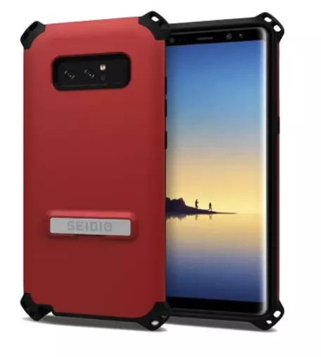 New - Seidio DILEX Case for Samsung Galaxy Note 8 - Red - 6ft Drop Protection