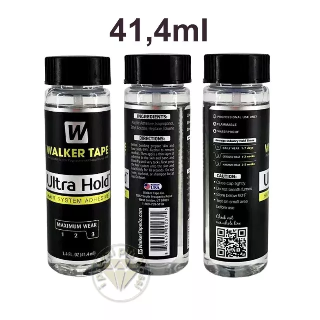 WALKER TAPE COLLA ULTRA HOLD 41ml ADESIVO PATCH PROTESI CAPILLARE  1.4oz SCALP