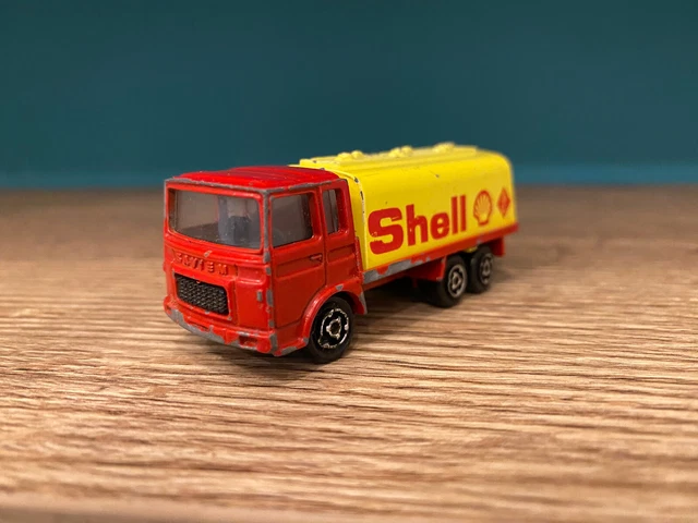 Camion Citerne Shell Majorette échelle 1/100 - Ford (occasion, éclats De Peinture)
