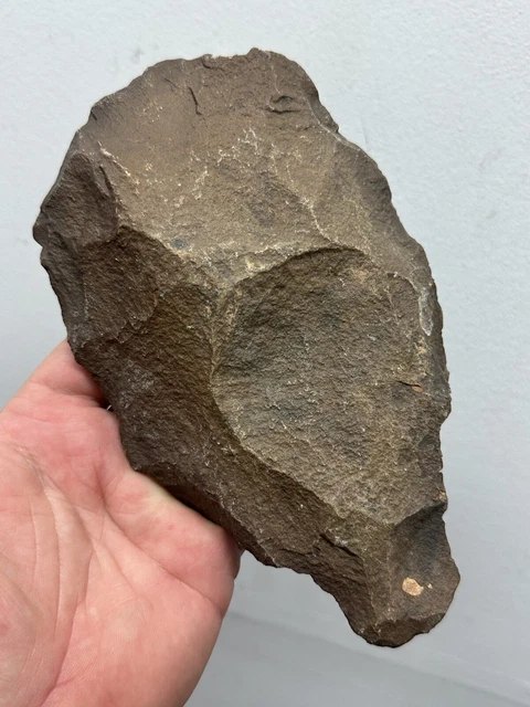 Huge 7 1/2” Long Early Acheulean Stone Age Hand Axe Up To One Million Years Old!