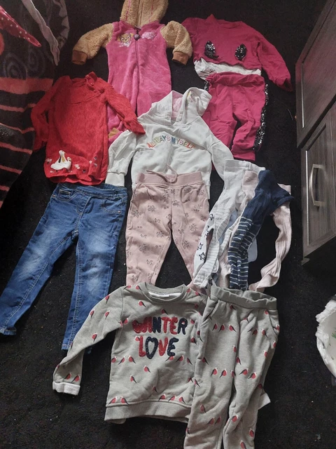 Toddler Girls Winter Clothes Bundle Size 2-3 Years Old
