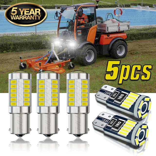 5X LED HEADLIGHT Bulb for Riding Lawn Tractor Riding Lawn Mower Snow