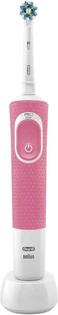 BRAUN Oral-B Vitality 100 pink elektrische Zahnbürste Timer B-Ware BRAUN Oral-B Vitality 100 pink elektrische Zahnbürste Timer B-Ware