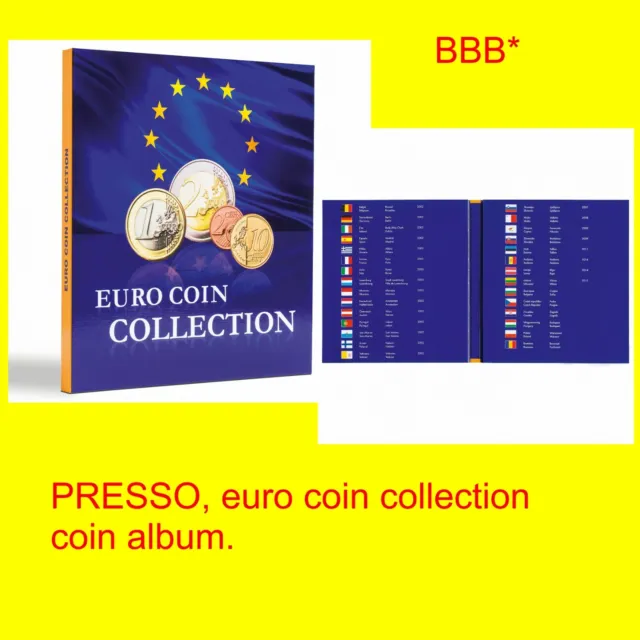 Album PRESSO Collection Euro Coin, pour 26 séries d'euros complétes online