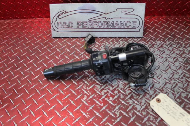2000 - 2003 Kawasaki Zx9R Oem Left Clip On W Controls After Market Bar End Zx95