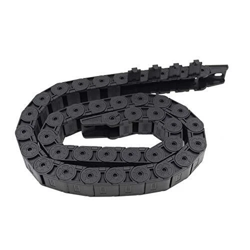 Befenybay R28 Internal Size 15X20mm 1Meter Length Black Plastic Flexible Drag...