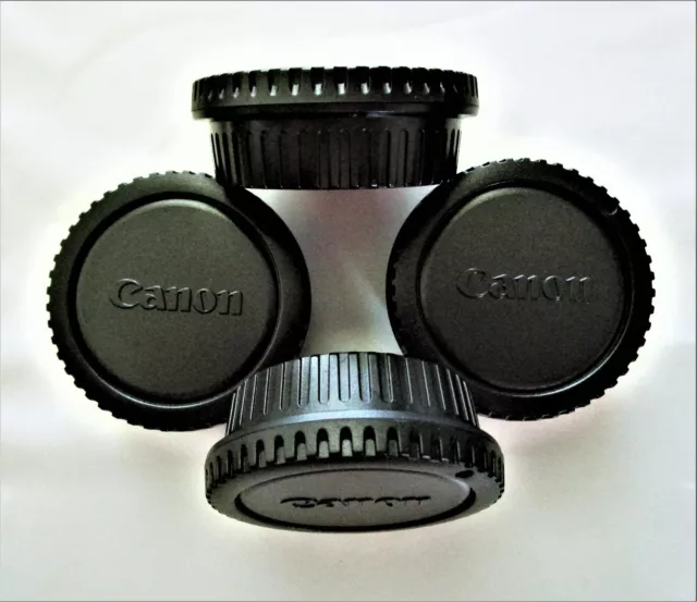 8 X Canon Camera Body/Rear Lens caps for Canon DSLR/SLR Cameras/EF lens/U.S SHIP