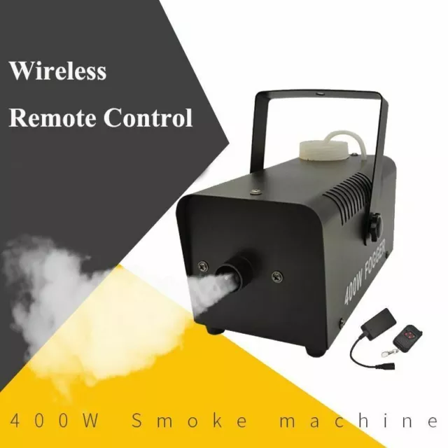 400w Niebla Humo Máquina de efecto de niebla Disco Dj Fiesta Control remoto...