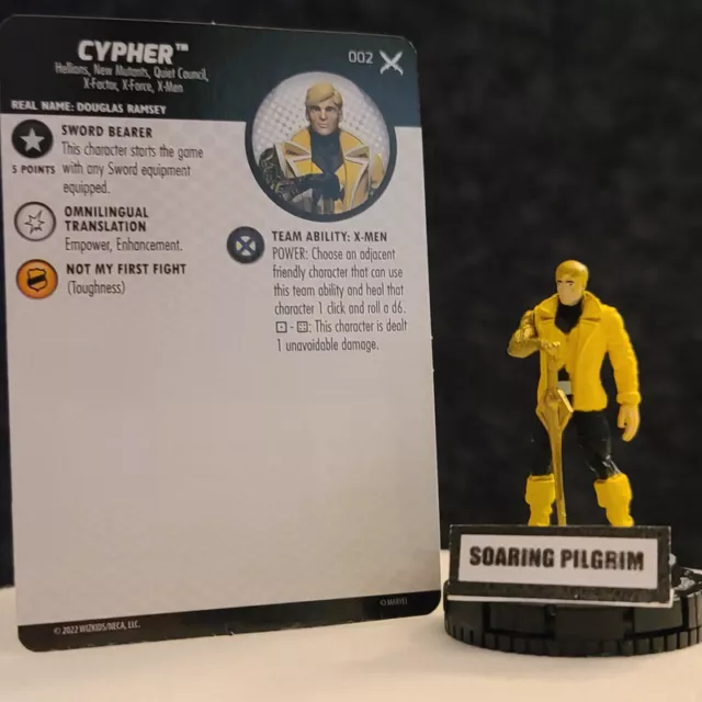 CYPHER - 002 COMMON - X of Swords Marvel Heroclix #2
