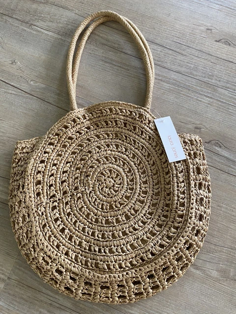 Laura jones sales straw bags