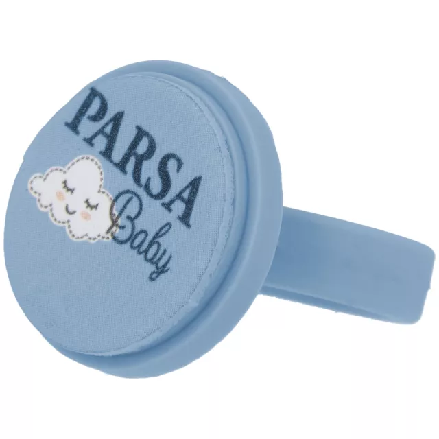 PARSA Baby Anillo de flechas para uñas cuidado de uñas para bebés con 7 almohadillas de lima / lima desechable 3