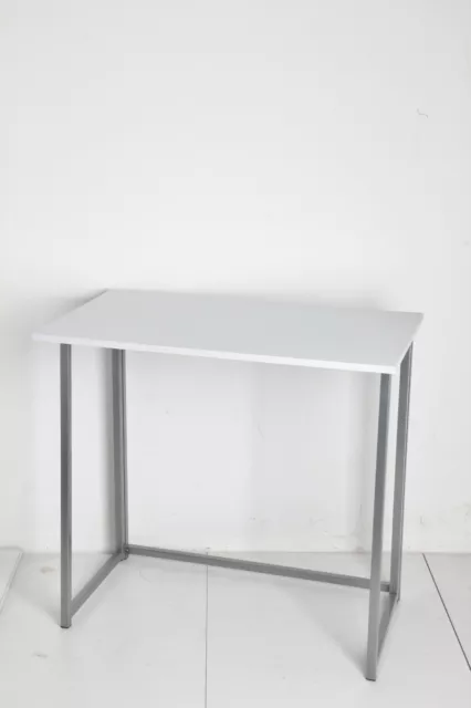 Folding Office Desk Table White Wooden Computer Home Study Laptop 24HR Delivery