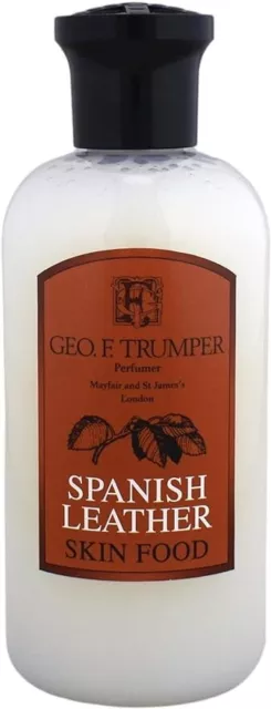 Geo F Trumper  Spanish Leather Skin Food Pre and Post Shave Gel 200 ml - Big