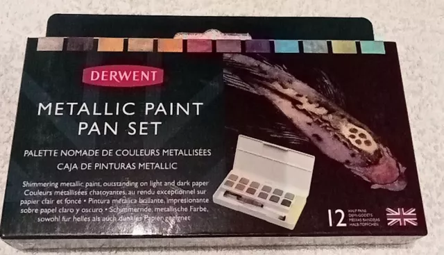 Derwent Metallic Paint Pan Set.