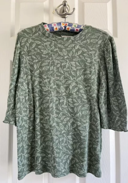 Lucky Brand Women’s Blouse Shirt 3/4 Sleeves Size Medium NWT