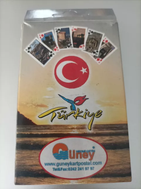 Türkiye, 52 Playing Cards Of Turkey, Jeu De Cartes A Jouer