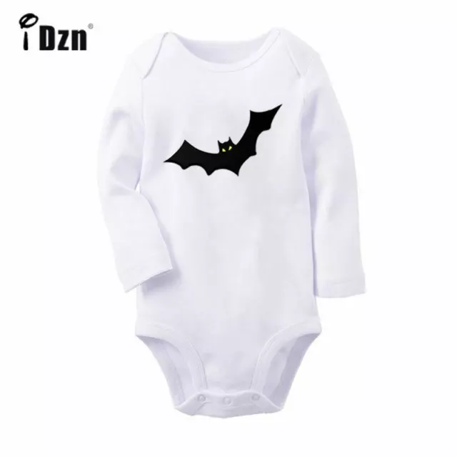 Halloween Bat Newborn Jumpsuit Bodysuit Baby Long Sleeve Romper Clothes Outfits