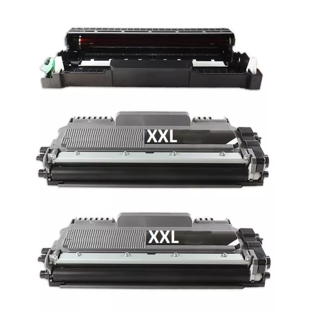 Trommel + 2XL Toner kompatibel für Brother MFC-L 2700 DN / MFC-L 2700 DW