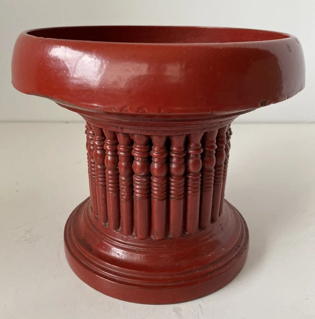 Vintage Burmese Lacquer Tray on Stand “Kalat”