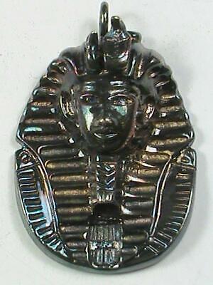 Rare Vintage JC Ferrara Sterling Necklace Pendant King Tutankhamun Tuts Tomb