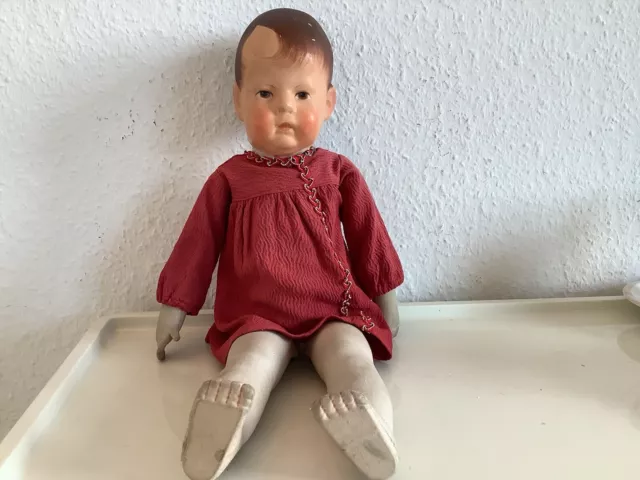 Seltenes Hampelchen Käthe Kruse Puppe XII Original Jakimow Kopf