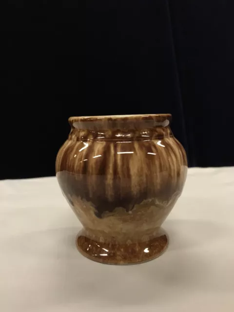 Australian Art Deco Bendigo Pottery Waverly Ware Bowl With Small Trent Vase 2