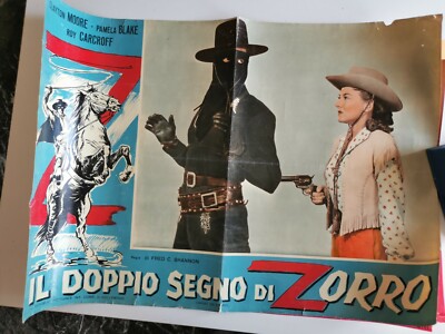 LOCANDINA IL RITORNO DI JESS IL BANDITO CLAYTON MOORE LINDA STERBING  L06 