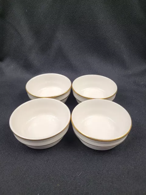 4 Vintage Ramekin Custard Cups Dipping Sauce 6oz Medallion Sterling China USA 18