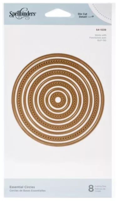 NUEVO juego de troqueles Spellbinders Essential Circles