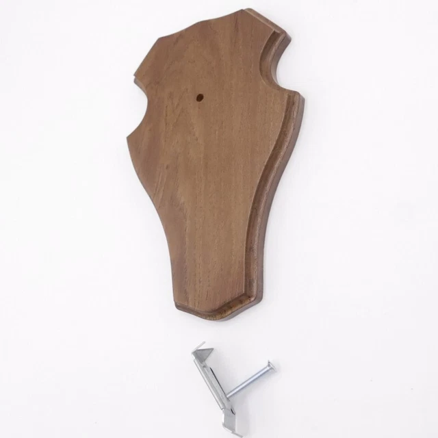1 Pieza Ciervo Escudo de Trofeo Grande Braun Af 21 X 13CM Con 3