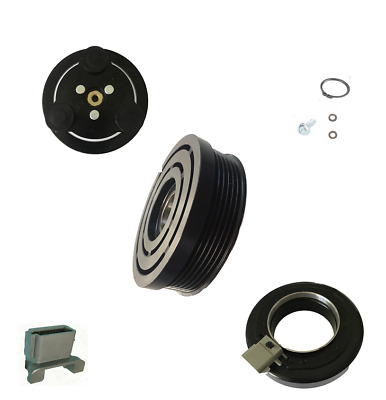 2000-2006 Jeep Wrangler 6 CYL 4.0L 10PA17E FITS PULLEY, BEARING, COIL, PLATE AC Compressor Clutch Kit 