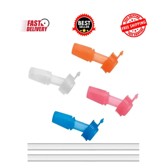 Multi (4 Pack) 2 x Straws For CamelBak Eddy Kids Bottle Replacement Bite Valves