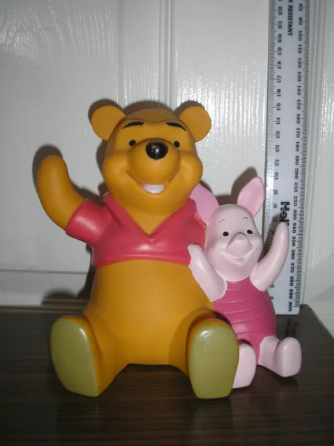 Disney's "Winnie The Pooh And Piglet" Plastic Resin Money Box
