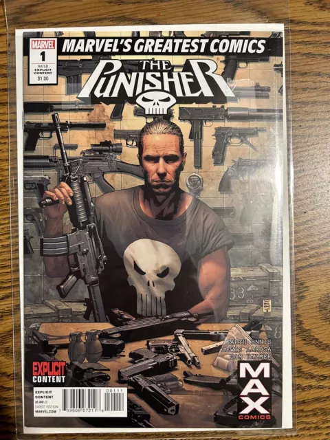 The Punisher #1 Max Comics