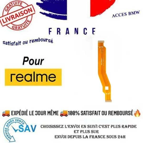 Nappe Arrière (batterie) Pour Realme X50 5G - Couleur Argent Glacé - Pièce Détachée
