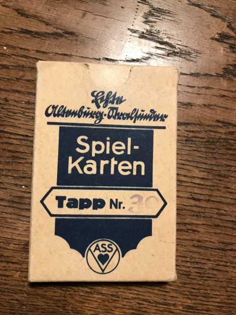 Spielkarten Tapp Altenburg Skat alt