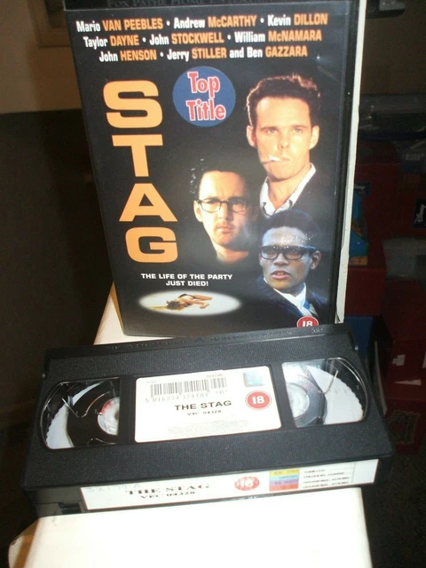 THE STAG rare 1997 VHS video Kevin Dillon, Mario Van Peebles (Guild Home Video)