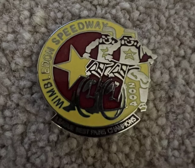 Wimbledon 2004 Speedway Badge In Silver