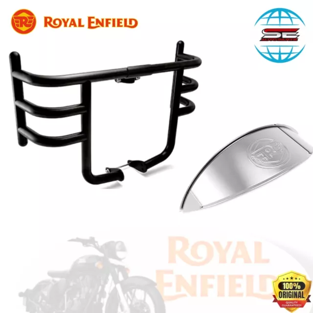 Royal Enfield Classic350/500 Bullet350/500 Electra Engine Guard &Headlight Visor