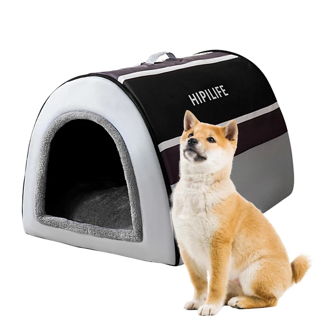 Warm Winter Indoor Large Dog House Removable And Washable Soft Warm Cave Bed US