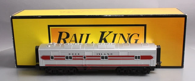 MTH 30-20503-3 O Rock Island E-3 B Unit Non-Powered Diesel Engine LN/Box