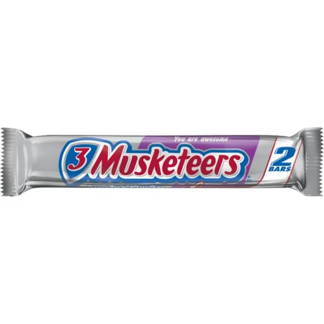 3 Musketeers Chocolate Sharing Size Candy Bar, 3.28 oz
