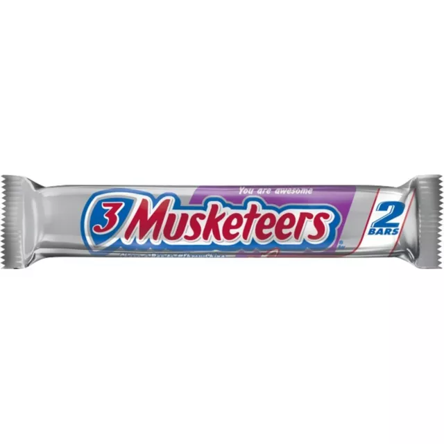 3 Musketeers Chocolate Sharing Size Candy Bar, 3.28 oz