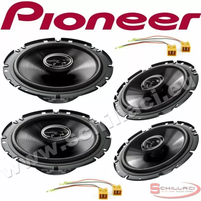 Kit 4 casse altoparlanti anteriori e posteriori PIONEER Alfa Romeo 166 1998-2007