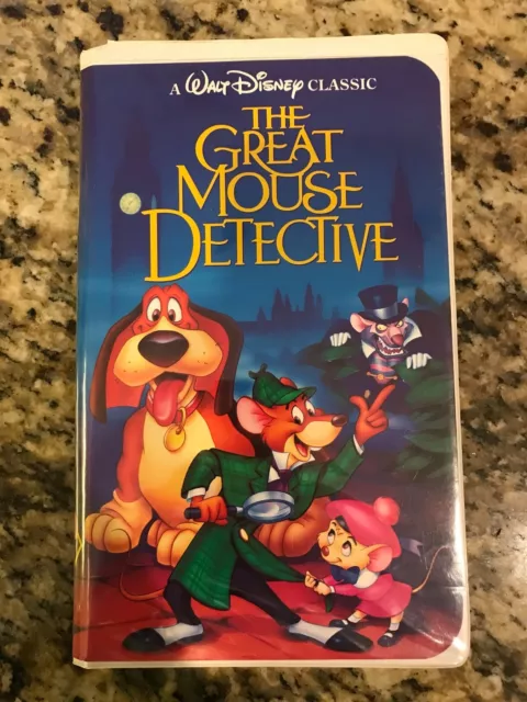 Walt Disney's The Great Mouse Detective VHS