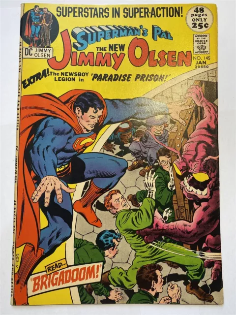 SUPERMAN'S PAL, JIMMY OLSEN #145 Jack Kirby DC Comics 1972 VF/NM