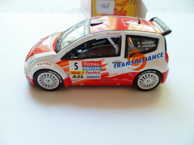 1/43 Citroën C2 S1600 #5 Rallye Lyon Charbonnières 2004 Henry/Chiaroni