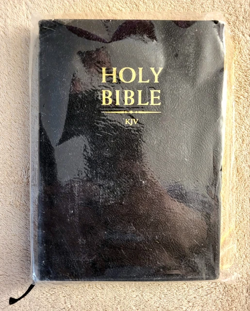 NEW HOLY BIBLE KJV King James Version Black Cover $14.99 - PicClick
